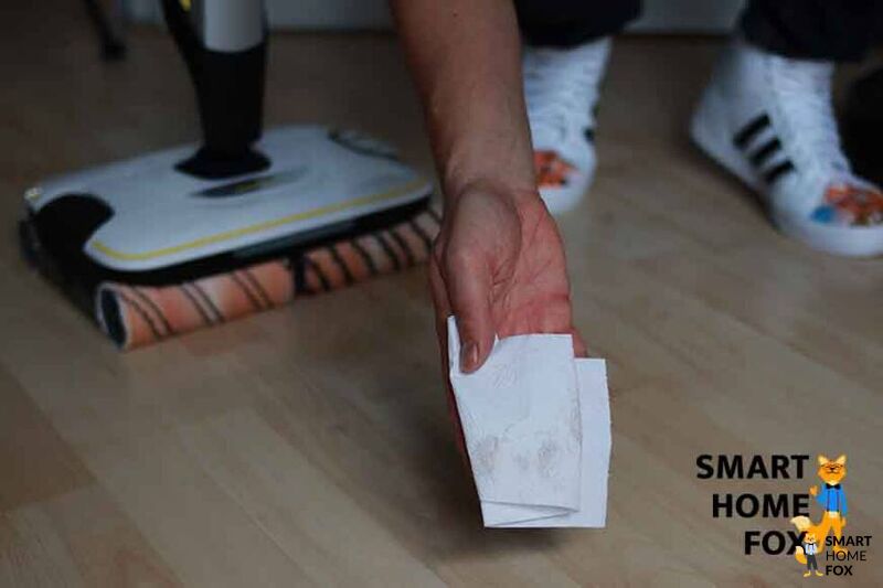 karcher fc7 test nettoyage tissu blanc